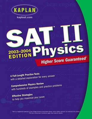 Cover of Kaplan SAT II Physics