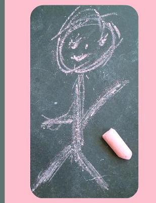 Book cover for Stick Figure Drawing with Pink Chalk on Sidewalk