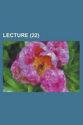Cover of Lecture (22)