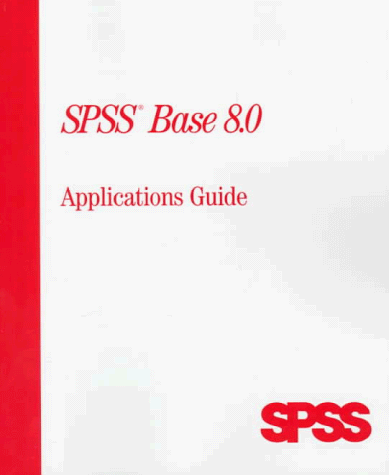 Cover of SPSS Base 8.0 Applications Guide