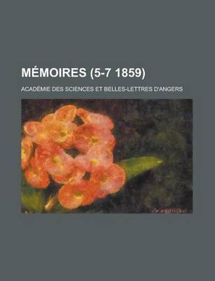 Book cover for Memoires (5-7 1859)