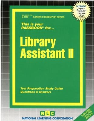 Book cover for Library Assistant II