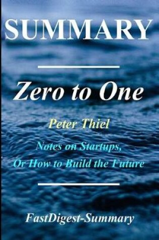 Cover of Summary - Zero to One
