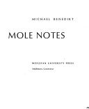 Book cover for Mole Notes