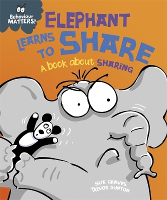 Book cover for Elephant Learns to Share - A book about sharing