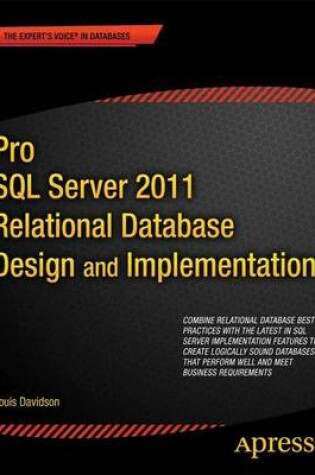 Cover of Pro SQL Server 2011 Relational Database Design and Implementation