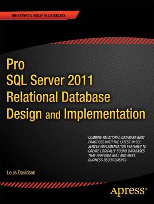 Cover of Pro SQL Server 2011 Relational Database Design and Implementation