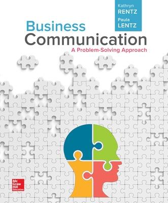 Book cover for Business Communication: A Problem-Solving Approach (Loose-Leaf)