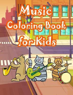 Book cover for Music Coloring Book for Kids