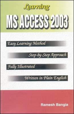 Book cover for Learning MS Access 2003