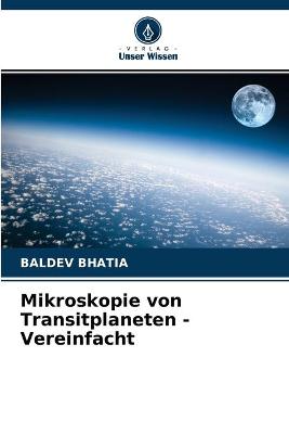 Book cover for Mikroskopie von Transitplaneten - Vereinfacht