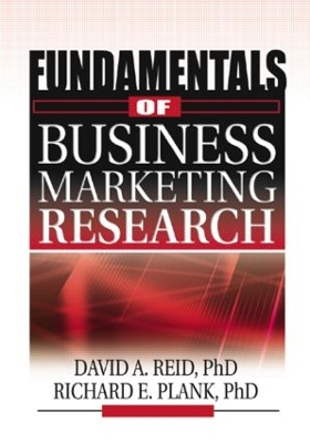 Book cover for Fundamentals of Business Marketing Research