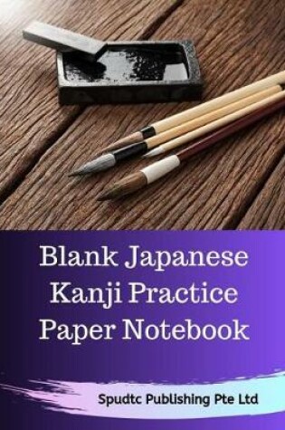 Cover of Blank Japanese Kanji Practice Paper Notebook