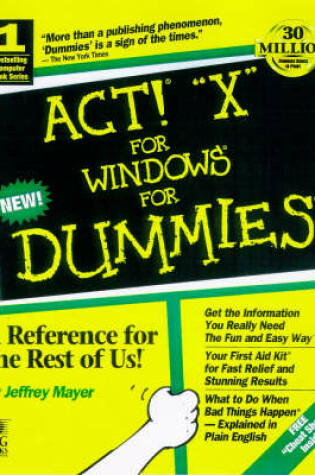 Cover of ACT! 4 for Windows For Dummies