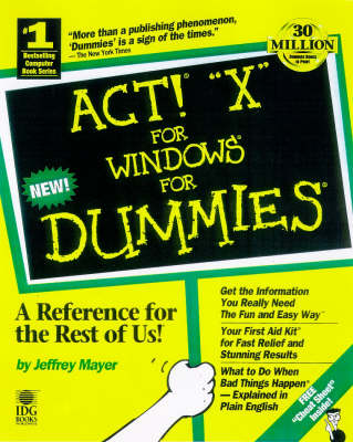 Book cover for ACT! 4 for Windows For Dummies