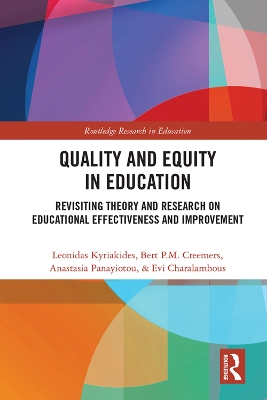 Book cover for Quality and Equity in Education