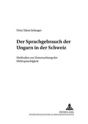 Cover of Der Sprachgebrauch Der Ungarn in Der Schweiz