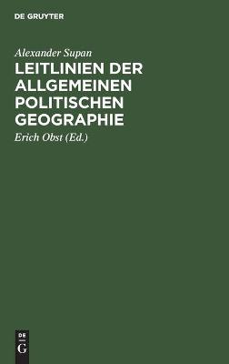 Book cover for Leitlinien Der Allgemeinen Politischen Geographie