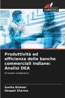 Book cover for Produttività ed efficienza delle banche commerciali indiane