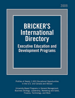 Cover of Bricker's International Directory