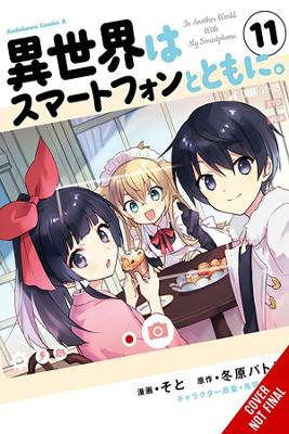 Book cover for In Another World with My Smartphone, Vol. 11 (manga)