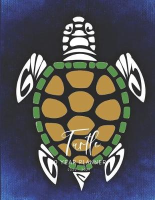 Book cover for 2020-2029 10 Ten Year Planner Monthly Calendar Turtle Tortoise Goals Agenda Schedule Organizer