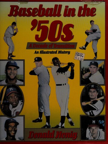 Book cover for Baseball in the 50s Decade of