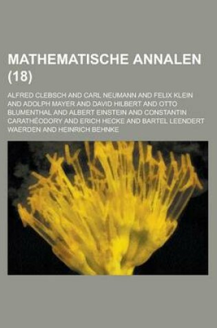 Cover of Mathematische Annalen (18 )