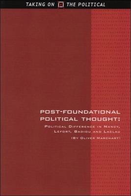 Book cover for Post-Foundational Political Thought