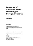 Cover of Directory of American Firms Operating in Foreign Countries