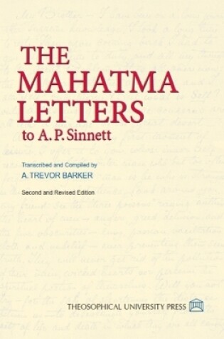 Cover of The Mahatma Letters to A. P. Sinnett