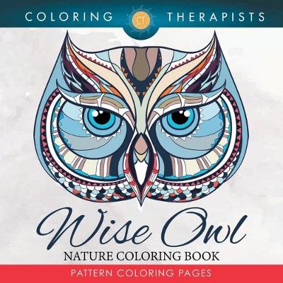 Book cover for Wise Owl Nature Coloring Book