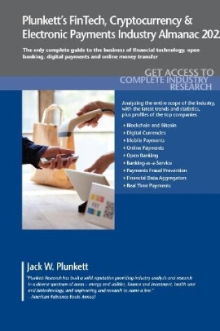 Cover of Plunkett's FinTech, Cryptocurrency & Electronic Payments Industry Almanac 2022