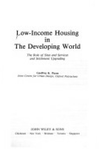 Cover of Low-income Housing in the Developing World