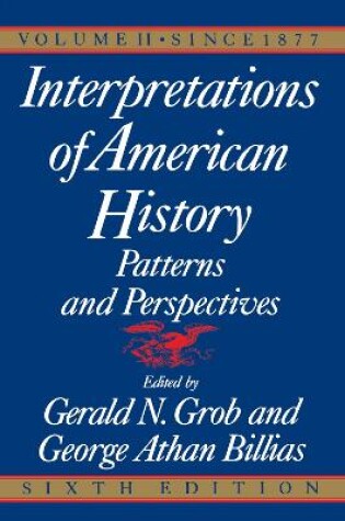 Cover of Interpretations of American History, 6th Ed, Vol. 2