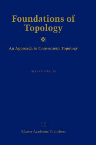 Cover of Foundations of Topology