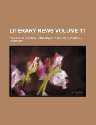 Book cover for Literary News Volume 11