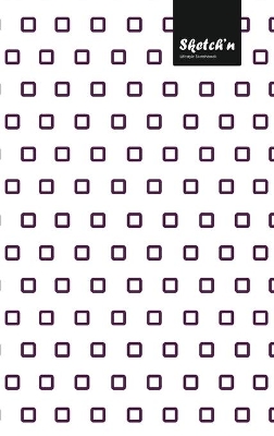 Book cover for Sketch'n Lifestyle Sketchbook, (Cubes Pattern Print), 6 x 9 Inches, 102 Sheets (Purple)