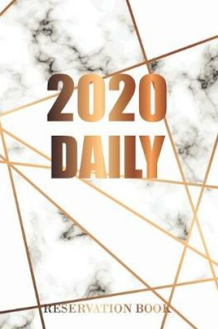Cover of Daily Reservation Book 2020