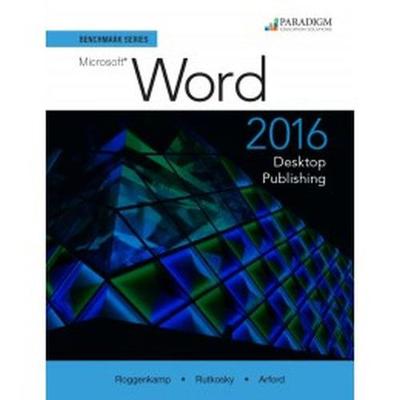 Cover of Benchmark Series 2016: Desktop Publishing