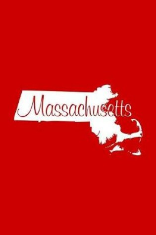 Cover of Massachusetts - Red Lined Notebook with Margins