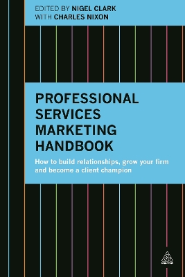 Book cover for Professional Services Marketing Handbook