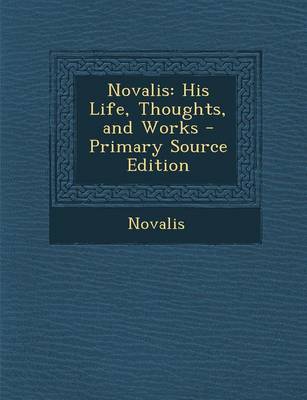 Cover of Novalis