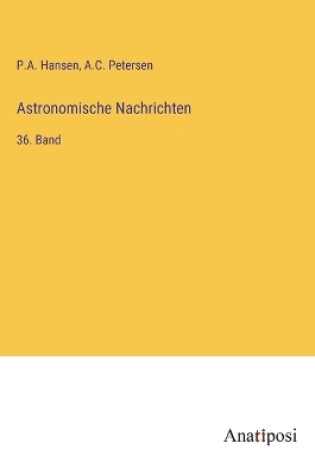 Cover of Astronomische Nachrichten