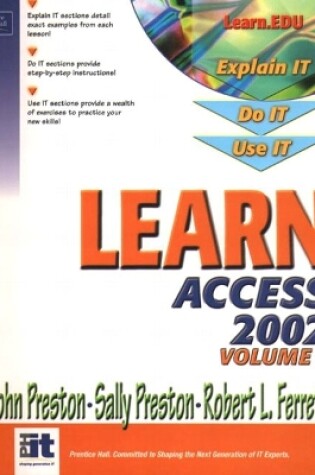 Cover of Learn Access 2002 Volume II