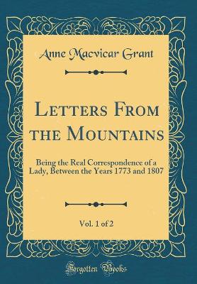 Book cover for Letters from the Mountains, Vol. 1 of 2