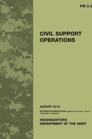 Cover of FM 3-28 Civil Support Operations