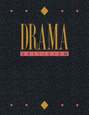 Cover of Drama Criticism