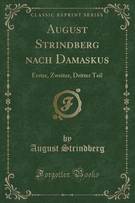 Book cover for August Strindberg Nach Damaskus