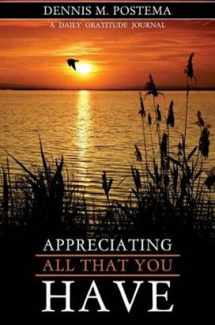 Cover of Appreciating All That You Have